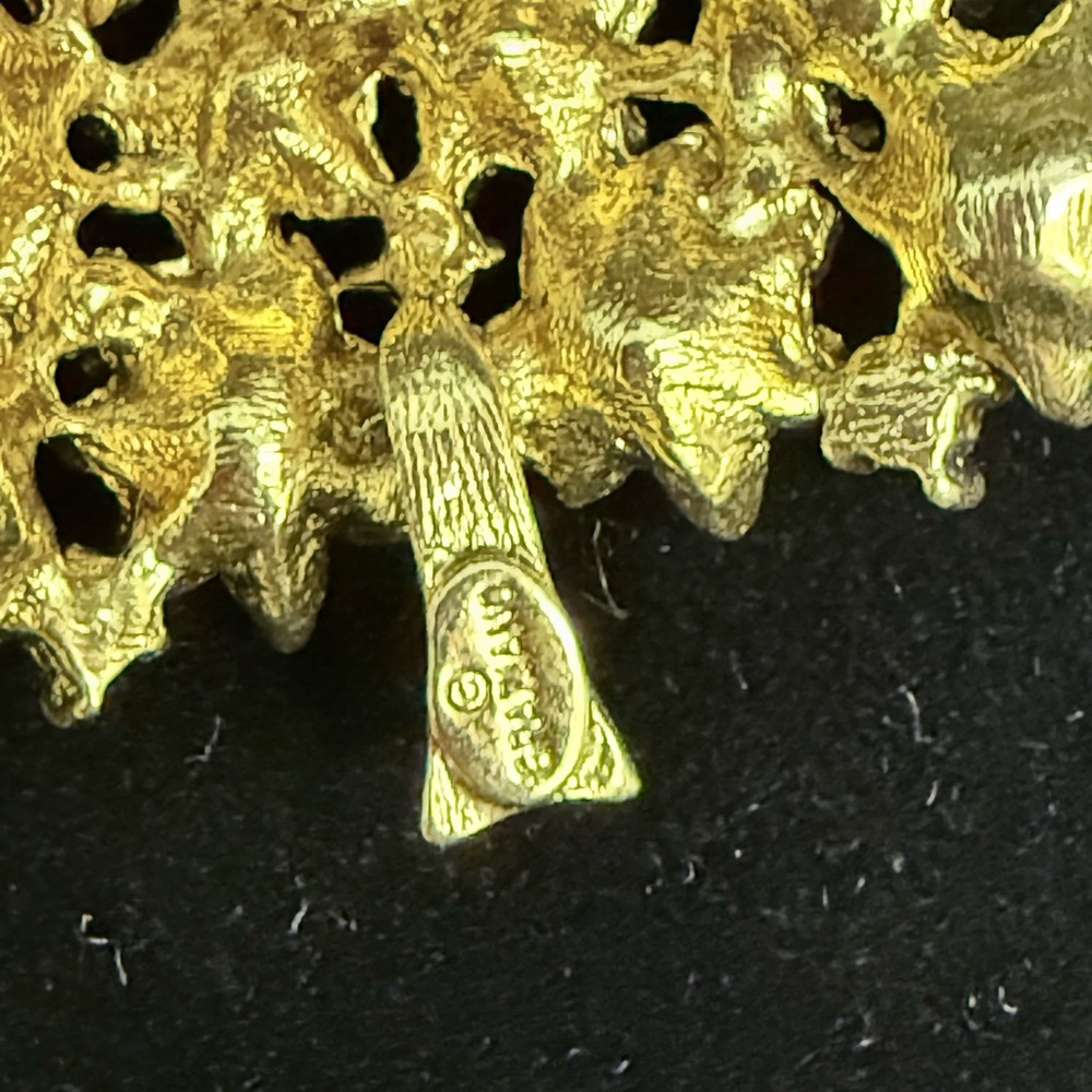 Vintage Graziano Christmas tree brooch pin - Picture 3 of 3
